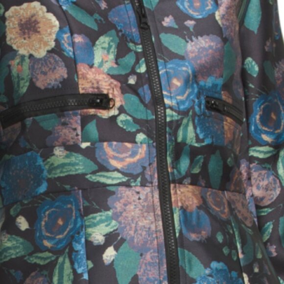 NANCY YANG Muted Meadow Long Sleeve Jacket Mini Dress - Picture 4 of 4